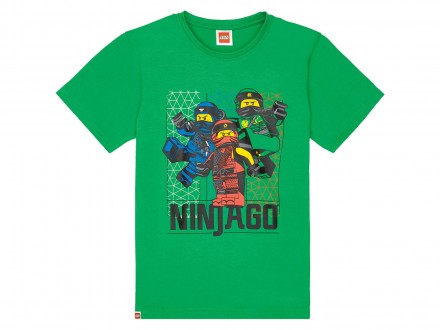 Пижама с принтом Lego для мальчиков. Футболка из мягкого хлопкового трикотажа с . . фото 3