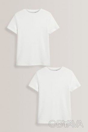 Базові бавовняні футболки від Smart Start з коротким рукавом та круглим вирізом . . фото 1