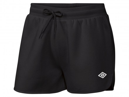 Женские хлопковые шорты Umbro. Выполнены из мягкой хлопковой ткани с принтом лог. . фото 2