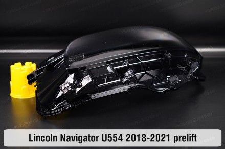 Стекло на фару Lincoln Navigator U554 (2018-2021) IV поколение дорестайлинг лево. . фото 6