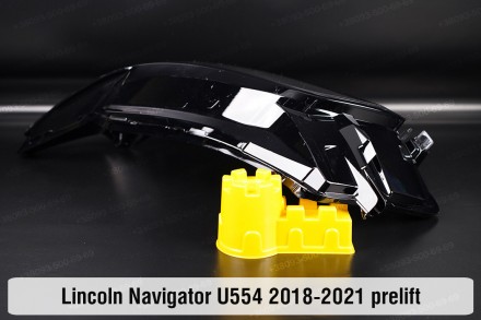 Стекло на фару Lincoln Navigator U554 (2018-2021) IV поколение дорестайлинг лево. . фото 7