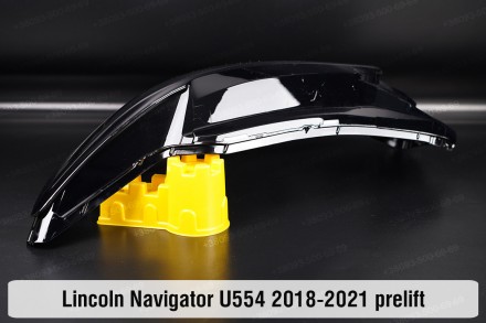Стекло на фару Lincoln Navigator U554 (2018-2021) IV поколение дорестайлинг лево. . фото 8