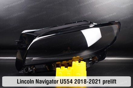 Стекло на фару Lincoln Navigator U554 (2018-2021) IV поколение дорестайлинг лево. . фото 2