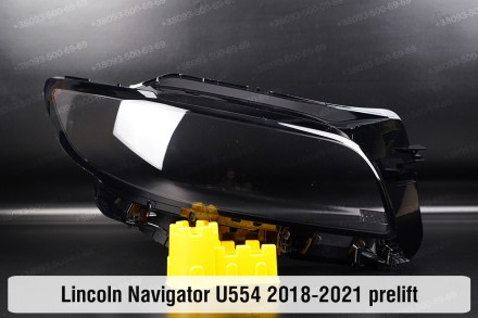 Стекло на фару Lincoln Navigator U554 (2018-2021) IV поколение дорестайлинг прав. . фото 2