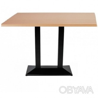Высота стола 72 см.
Основание металлическое черного цвета, прямоугольное. Размер. . фото 1