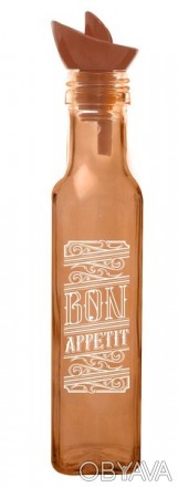 Короткий опис:Пляшка для олії HEREVIN Gold Rose з кришкою. Об'єм: 0.25 л. Матері. . фото 1
