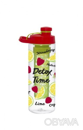 Короткий опис:Бутылка для спорта Herevin Lemon-Detox Twist (161568-001)Объём: 65. . фото 1