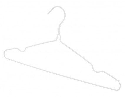 Короткий опис:Набор вешалок для одежды Idea Home White 39.4х21х0.3 см, 8 шт (670. . фото 3