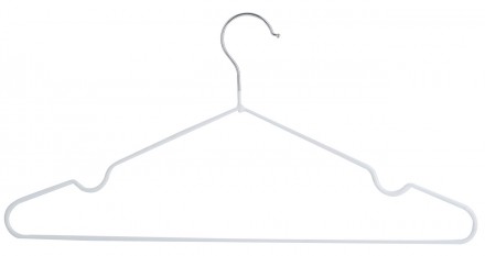 Краткое описание:Набор вешалок для одежды Idea Home White 40,5х21х0.3 см, 8 шт (. . фото 3