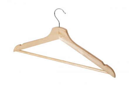 Короткий опис:Набор вешалок для одежды Idea Home, 44.5х23х1,2 смМатериал: дерево. . фото 3