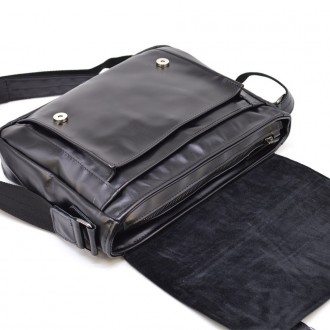 Наплечная кожаная сумка с ручкой из кожи наппа GA-6045. Оптимальный размер, два . . фото 6