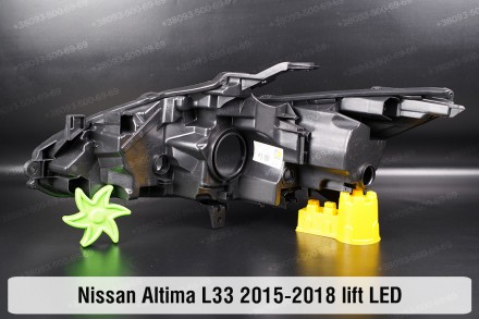 Новий корпус фари Nissan Altima L33 LED (2015-2018) V покоління рестайлінг прави. . фото 3