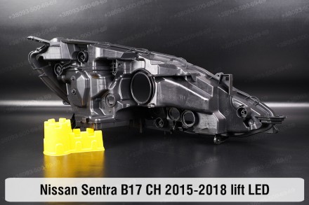 Новий корпус фари Nissan Sentra B17 LED CH (2015-2018) VII покоління рестайлінг . . фото 3