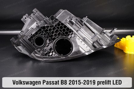 Новый корпус фары VW Volkswagen Passat B8 LED (2015-2019) VIII поколение дореста. . фото 4