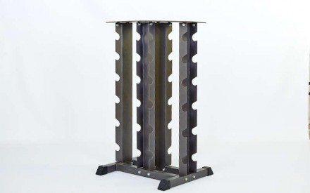 Подставка (стойка) четырехсторонняя для гантелей Zelart 
Материал: металл.
Разме. . фото 8