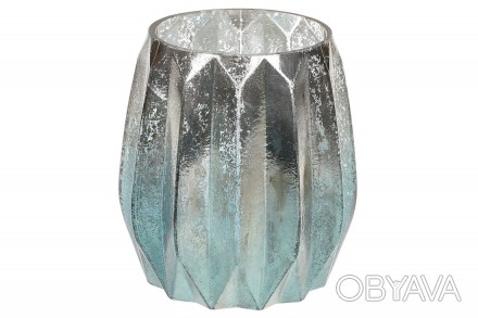 Підсвічник скляний, 13 см, колір — блакитне срібло
Розмір: 12*13см
Продається гу. . фото 1