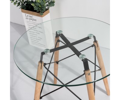 Скляний стіл з скляною стільницею, яка виготовлена із загартованого скла 10 мм, . . фото 5