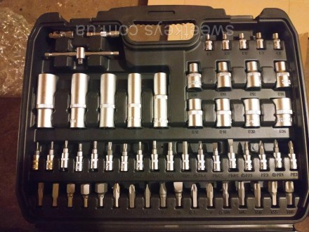 Набір інструментів 108 елементів BLACK + Benson 6-22 мм рожково-накидних ключів . . фото 6