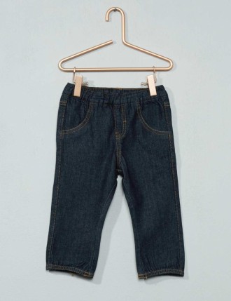 Бавовняні джинси, унісекс. Підходить як для хлопчика, так і для дівчинки. Заміри. . фото 2