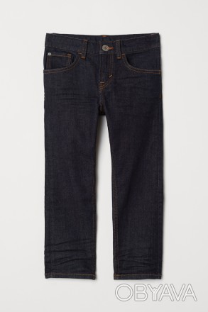 Джинси з п’ятьма кишенями з джинсового джинсу еластичного миття. Вузька посадка.. . фото 1