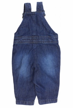 Джинсовий комбінезон дитячого джинсу на ґудзиках, з кишені. Відповідно до внутрі. . фото 3