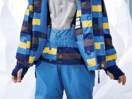 Стильная ветро- и водозащитная лыжная куртка на мальчиков от Lupilu, Германия. К. . фото 4