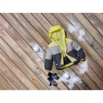 Мембранная термо-куртка Lupilu ( Германия). Ветро и водонепроницаемый материал в. . фото 3