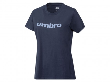 Женская хлопковая футболка Umbro. Выполненная из мягкой хлопковой ткани с принто. . фото 2