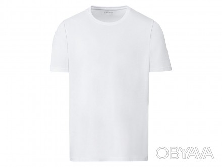 Базовая однотонная футболка из натурального хлопка от Немецкого бренда LIVERGY. . . фото 1