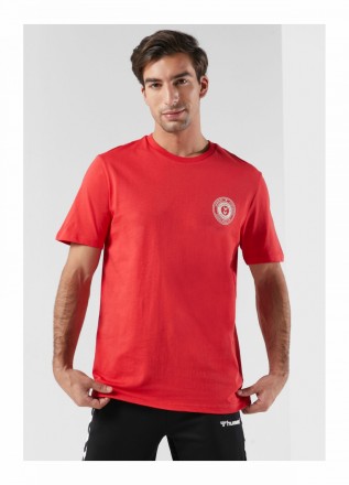 Хлопковая футболка Hummel. Выполненная из мягкой хлопковой ткани с принтом логот. . фото 2