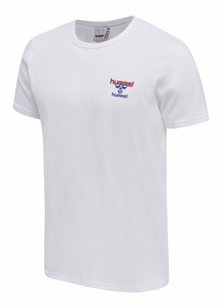 Хлопковая футболка Hummel. Выполненная из мягкой хлопковой ткани с принтом логот. . фото 2