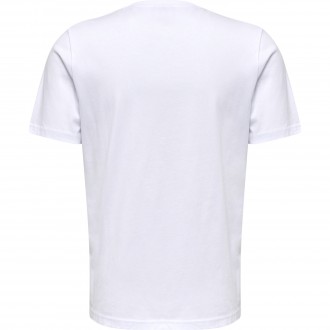 Бавовняна футболка Hummel. Виконана з м'якої бавовняної тканини з принтом логоти. . фото 7
