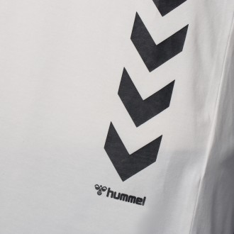 Бавовняна футболка Hummel. Виконана з м'якої бавовняної тканини з принтом логоти. . фото 5