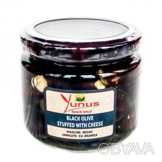 Маслини фаршировані сиром Yunus 290 г Великі маслини без кісточки фаршировані ні. . фото 1