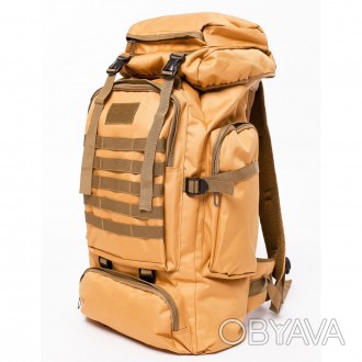 Рюкзак тактический 4в1 объемом 80 литров позволит комфортно переносить с собой л. . фото 1