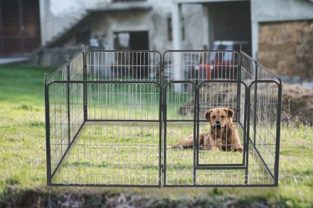 Опис
ЗАГОРОДКА — КЛІТКА ДЛЯ ЖИВОТНИХ MALATEC
✓ ДВІЙНА ЗАХИСТ ворота в загоні маю. . фото 9