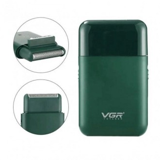 Сеточная электробритва VGR V-390 - Это ультратонкий, удобный, простой и стильный. . фото 9