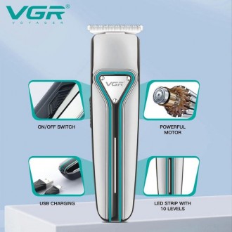 Машинка для стрижки волос VGR V-088 представляет собой универсальный аппарат для. . фото 6