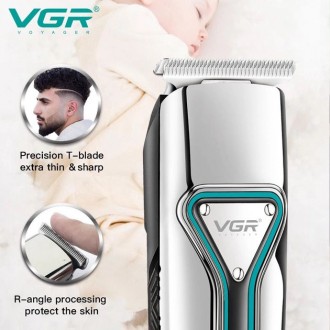 Машинка для стрижки волос VGR V-088 представляет собой универсальный аппарат для. . фото 4