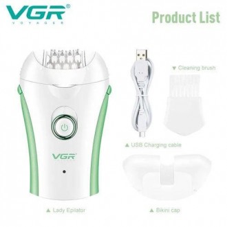 Эпилятор домашний женский аккумуляторный пинцетный с подсветкой VGR 5W (V-705) &. . фото 4