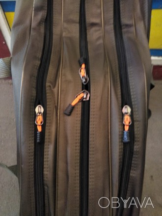 Чохол рюкзак для вудилищ на три секції, забарвлення хакі, є справжнім комбайном . . фото 1