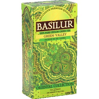 Чай Basilur Зеленая долина (Восточная коллекция) зел. 25*1,5г. Харків. фото 1