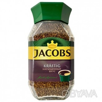 Jacobs Cronat Kraftig для настоящих ценителей крепкого кофе. Выраженный насыщенн. . фото 1