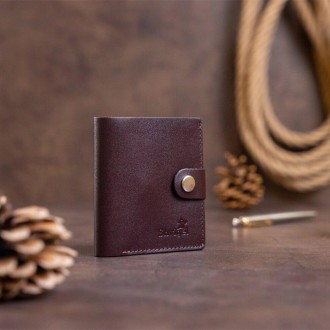 Портмоне коричневе вертикальне, чоловічий коричневий гаманець, гаманець з якісно. . фото 2