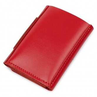 Якісний червоний компактний гаманець, жіноче портмоне з натуральної шкіри.
Розмі. . фото 8