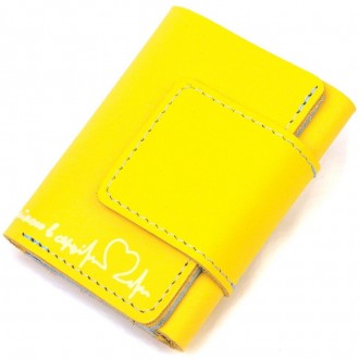 Якісний патріотичний жіночий гаманець жовто-блакитний з написом «З Україною в се. . фото 6