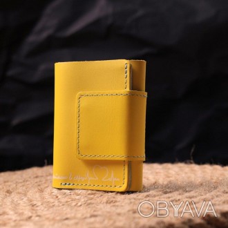 Якісний патріотичний жіночий гаманець жовто-блакитний з написом «З Україною в се. . фото 1