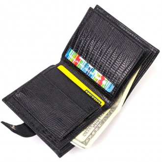 Вертикальний чоловічий гаманець, бумажник, портмоне виготовлений з телячої натур. . фото 4