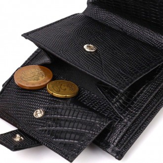Вертикальний чоловічий гаманець, бумажник, портмоне виготовлений з телячої натур. . фото 5