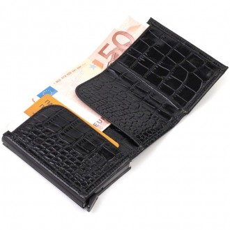 Жіночий стильний гаманець для карток, кардхолдер виготовлений з телячої натураль. . фото 6
